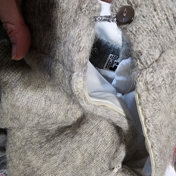 Vintage Lined Iceland Mountain sheep's 100% wool maxi skirt - Picture 9 of 10